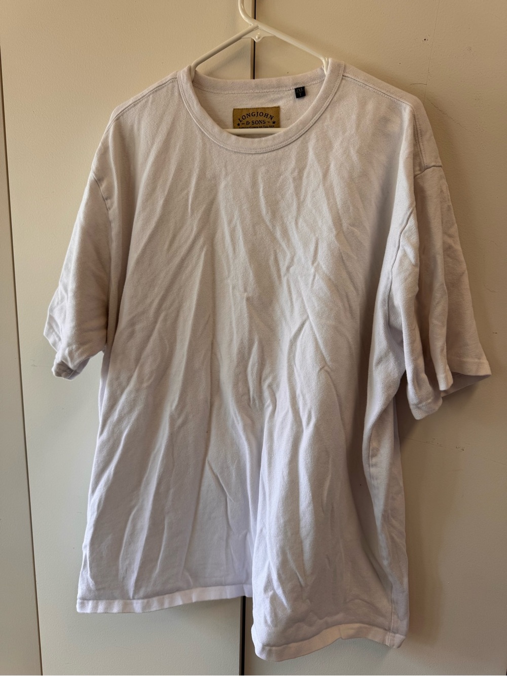 White Short-Sleeve Crew T-Shirt